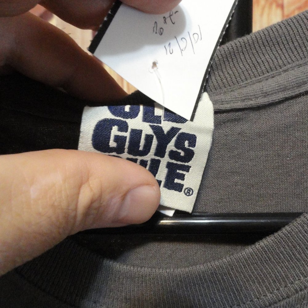 Old Guys Rule Automotive Service Distressed back Fun Graphic T~EUC~Car C… - Picture 4 of 5